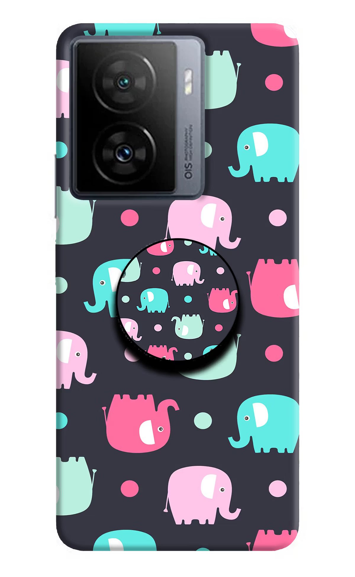 Baby Elephants iQOO Z7s 5G Pop Case