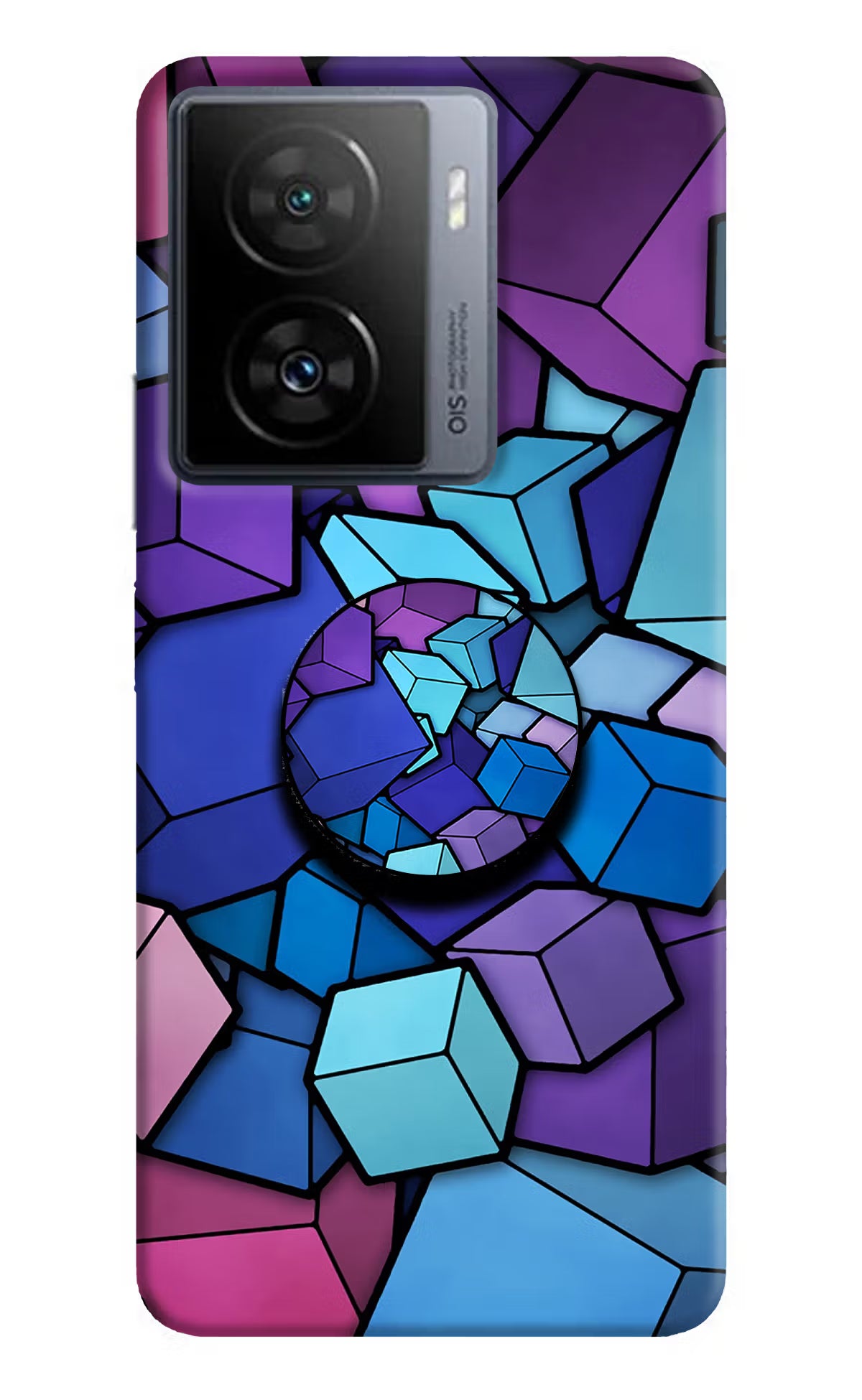 Cubic Abstract iQOO Z7s 5G Pop Case