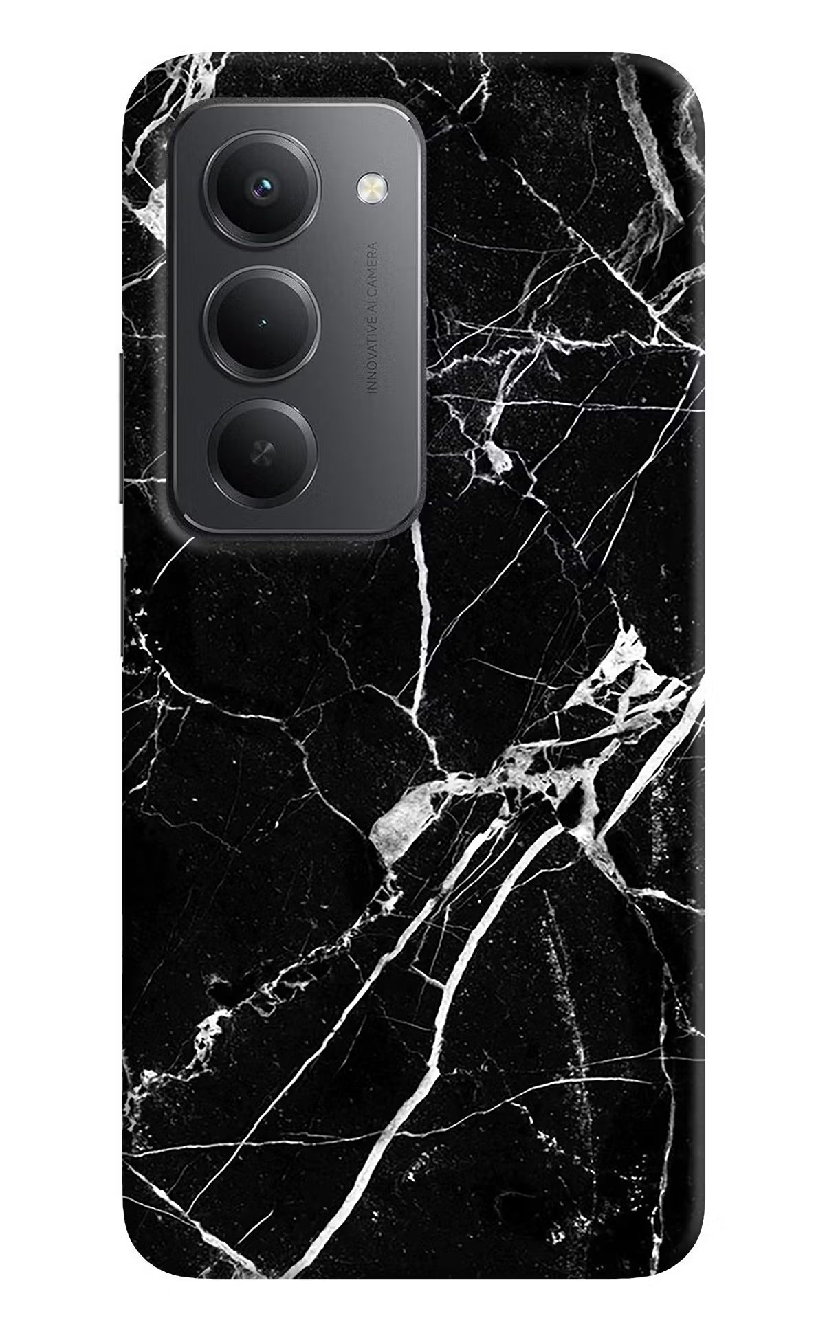 Black Marble Pattern Redmi 15 5G Back Cover