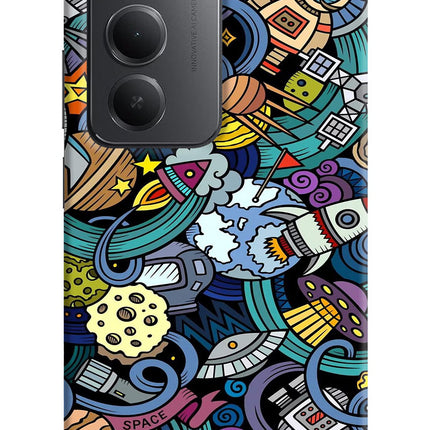 Space Abstract Redmi 15 5G Hard Case Back Cover by Casekaro