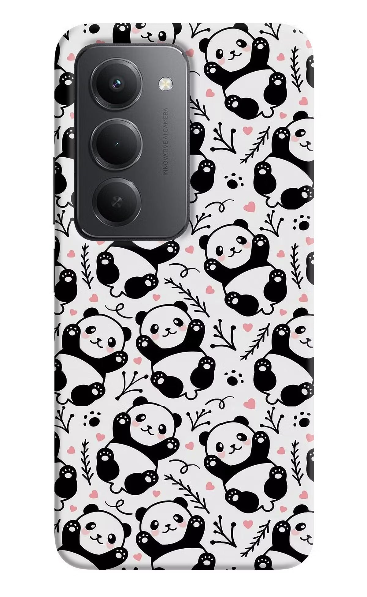 Cute Panda Redmi 15 5G Back Cover