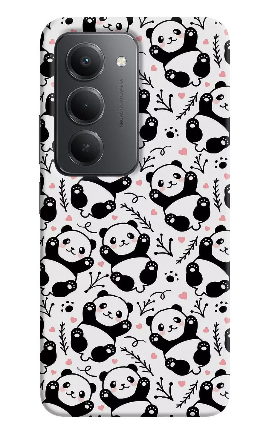 Cute Panda Redmi 15 5G Back Cover, Hard case