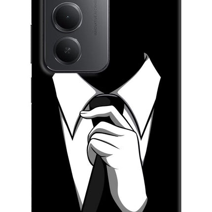 Black Tie Redmi 15 5G Hard Case Back Cover by Casekaro