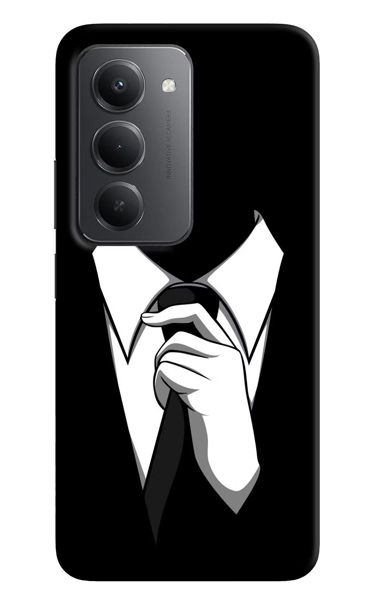 Black Tie Redmi 15 5G Back Cover