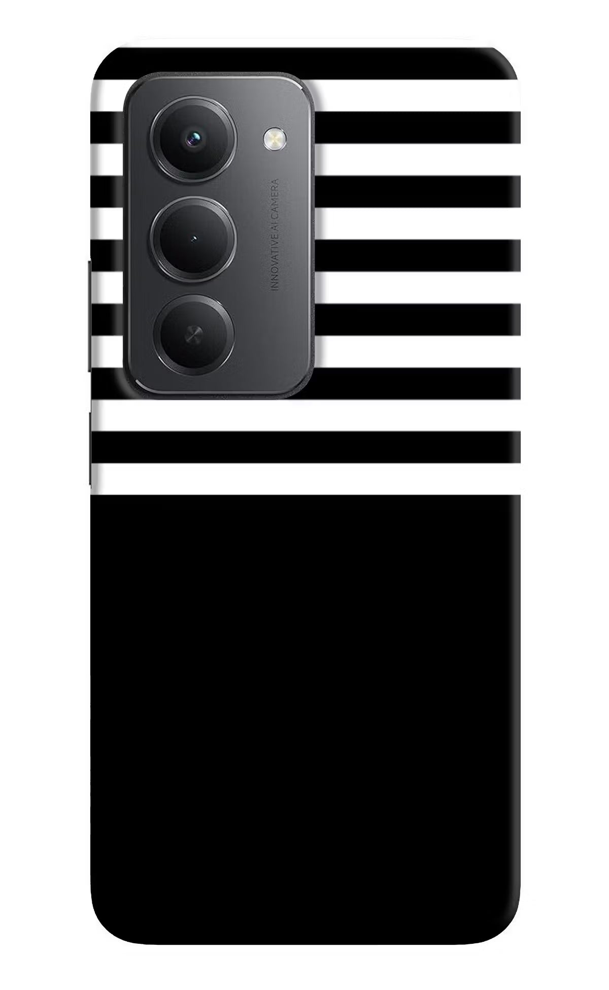 Black and White Print Redmi 15 5G Back Cover