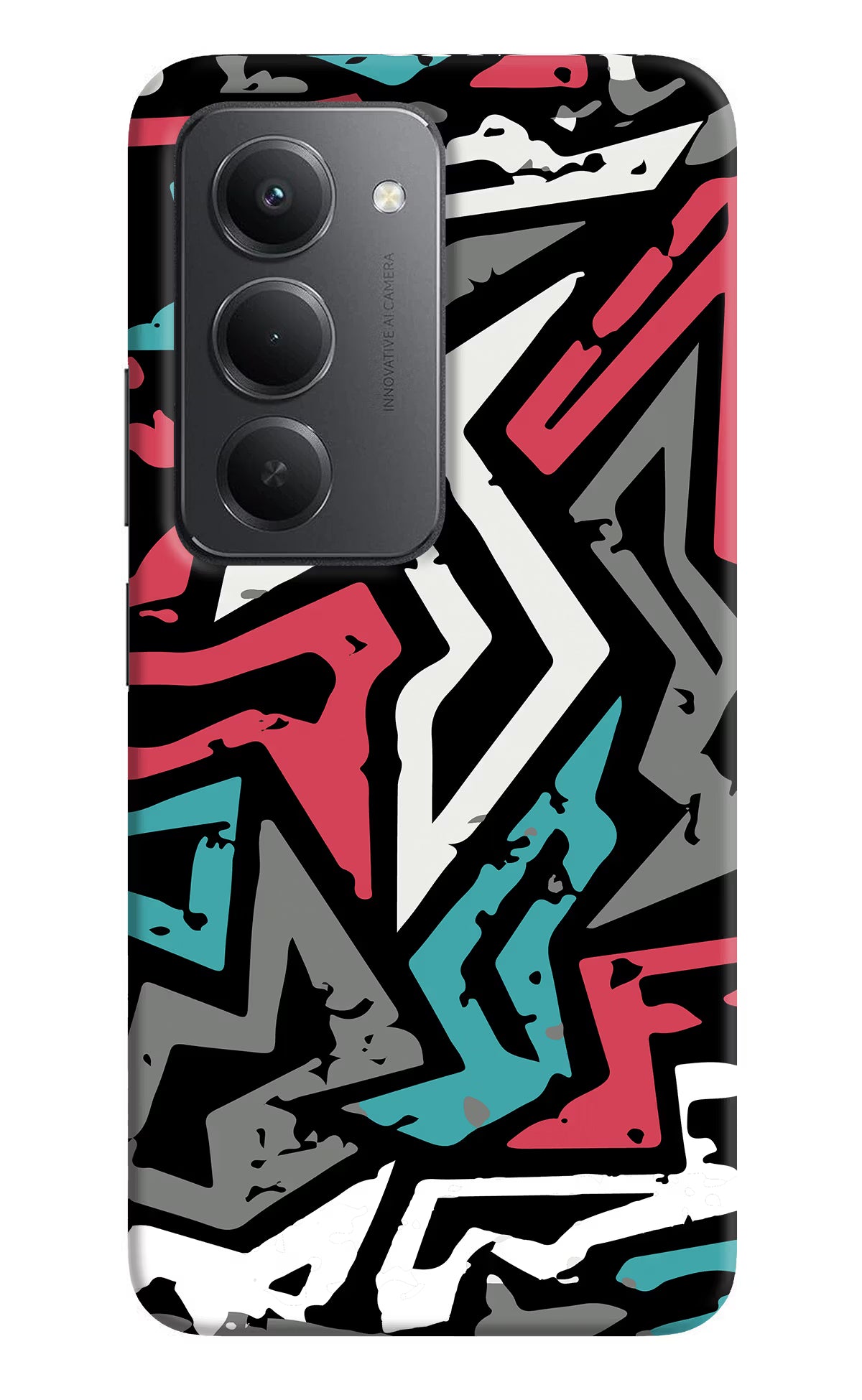 Geometric Graffiti Redmi 15 5G Back Cover