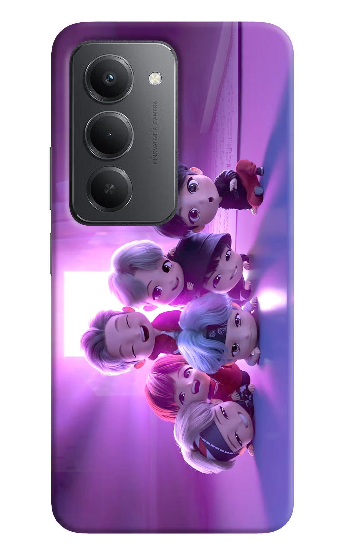 BTS Chibi Redmi 15 5G Back Cover