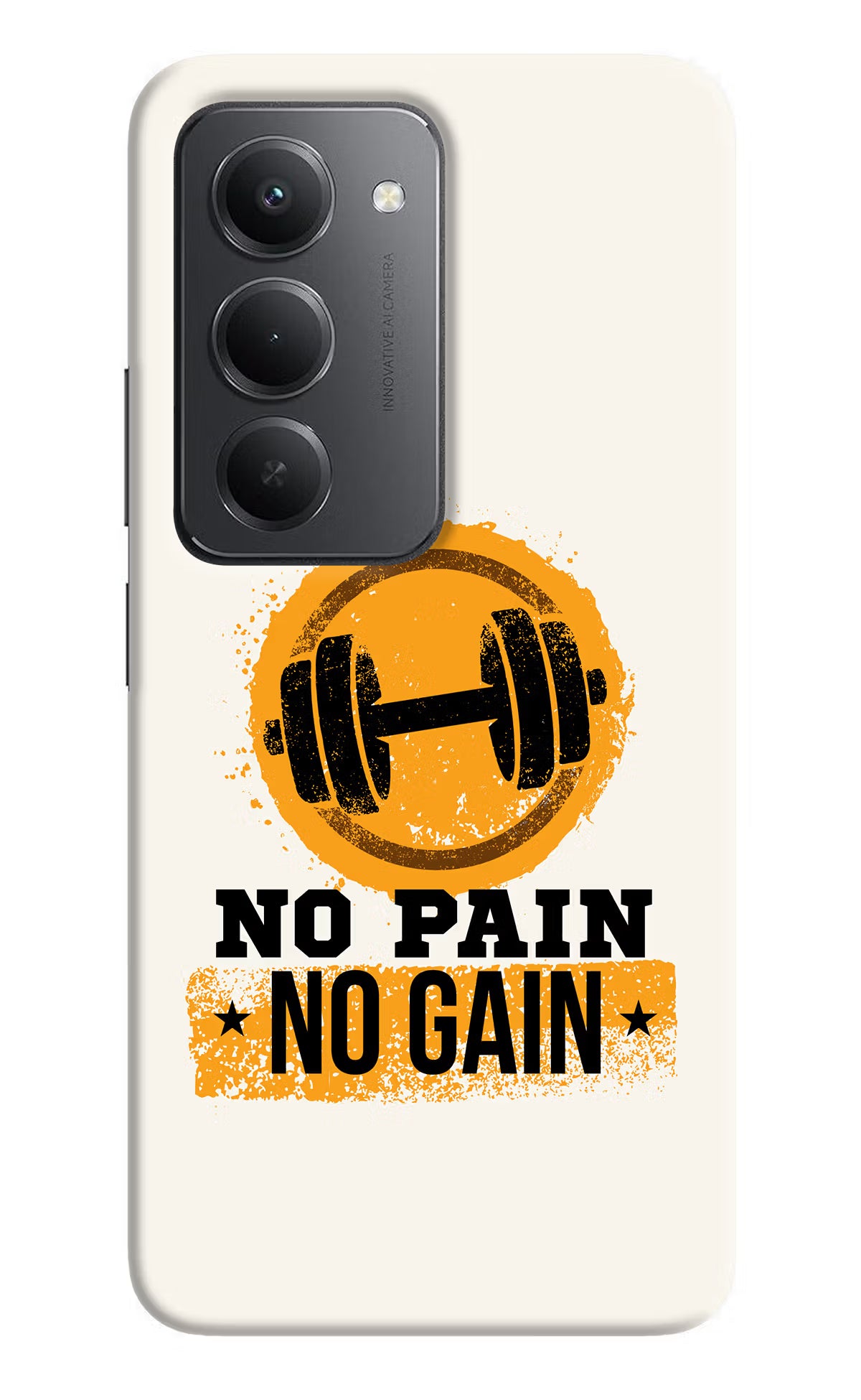 No Pain No Gain Redmi 15 5G Back Cover