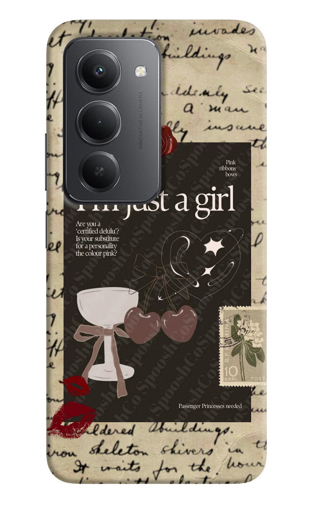 I am just a girl Redmi 15 5G Back Cover