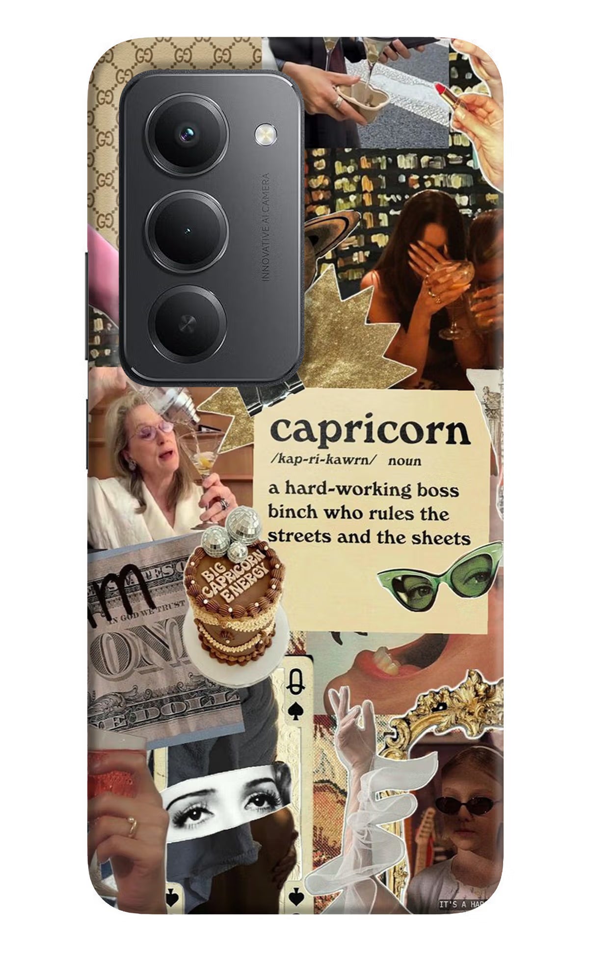 Capricorn Zodiac Redmi 15 5G Back Cover
