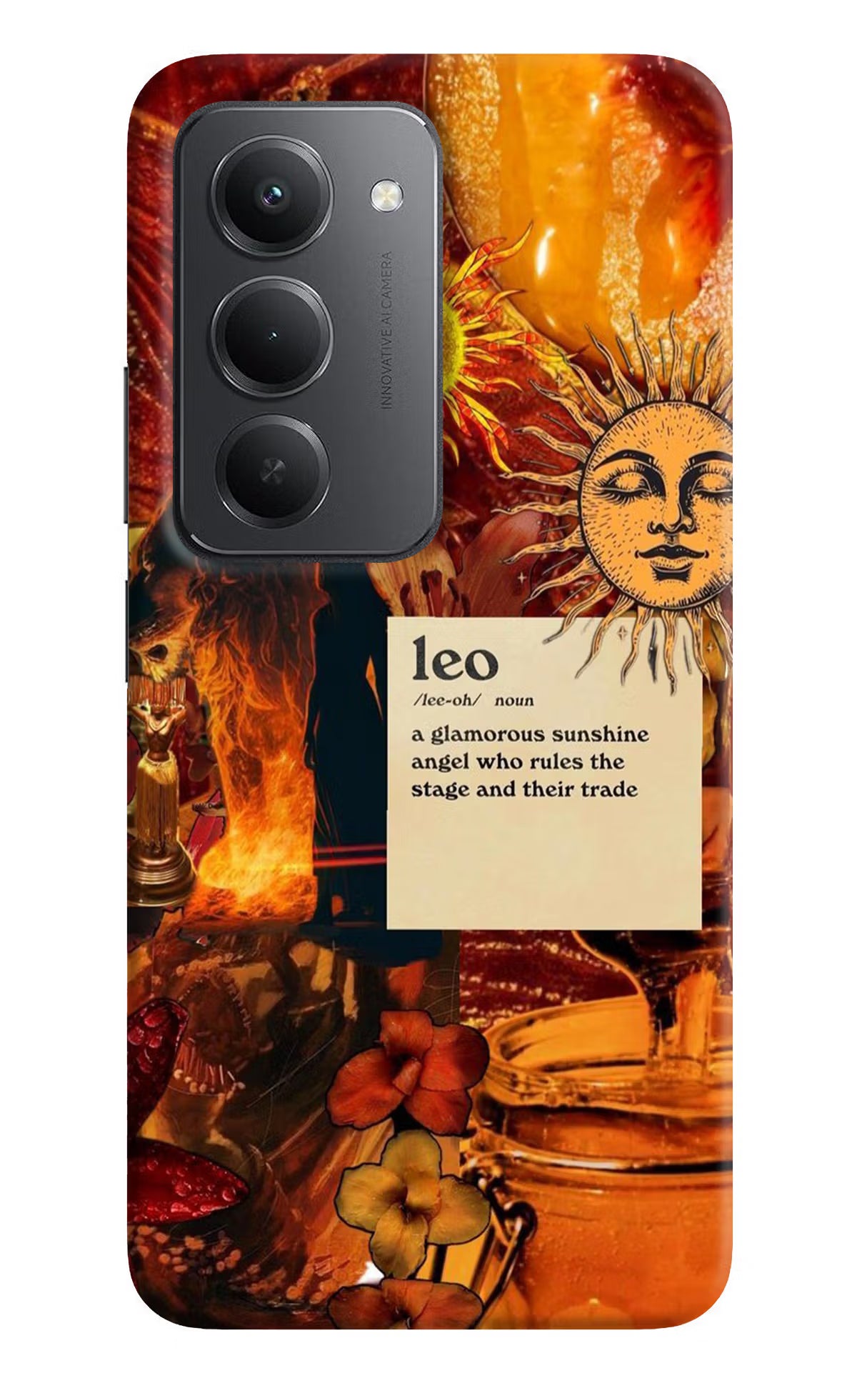 Leo Zodiac Redmi 15 5G Back Cover