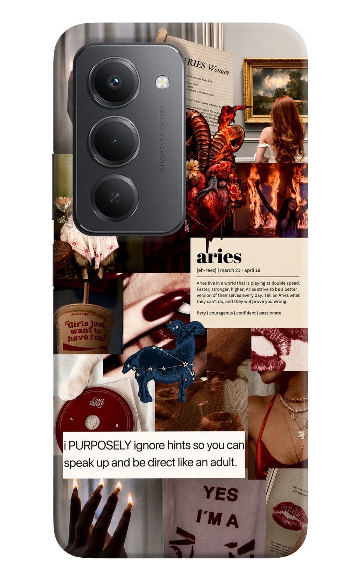 Zodiac Aries Redmi 15 5G Back Cover