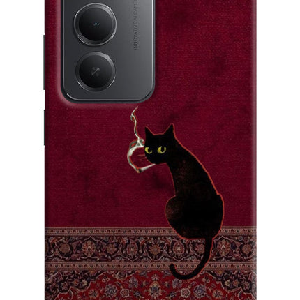 Midnight Cat Redmi 15 5G Hard Case Back Cover by Casekaro