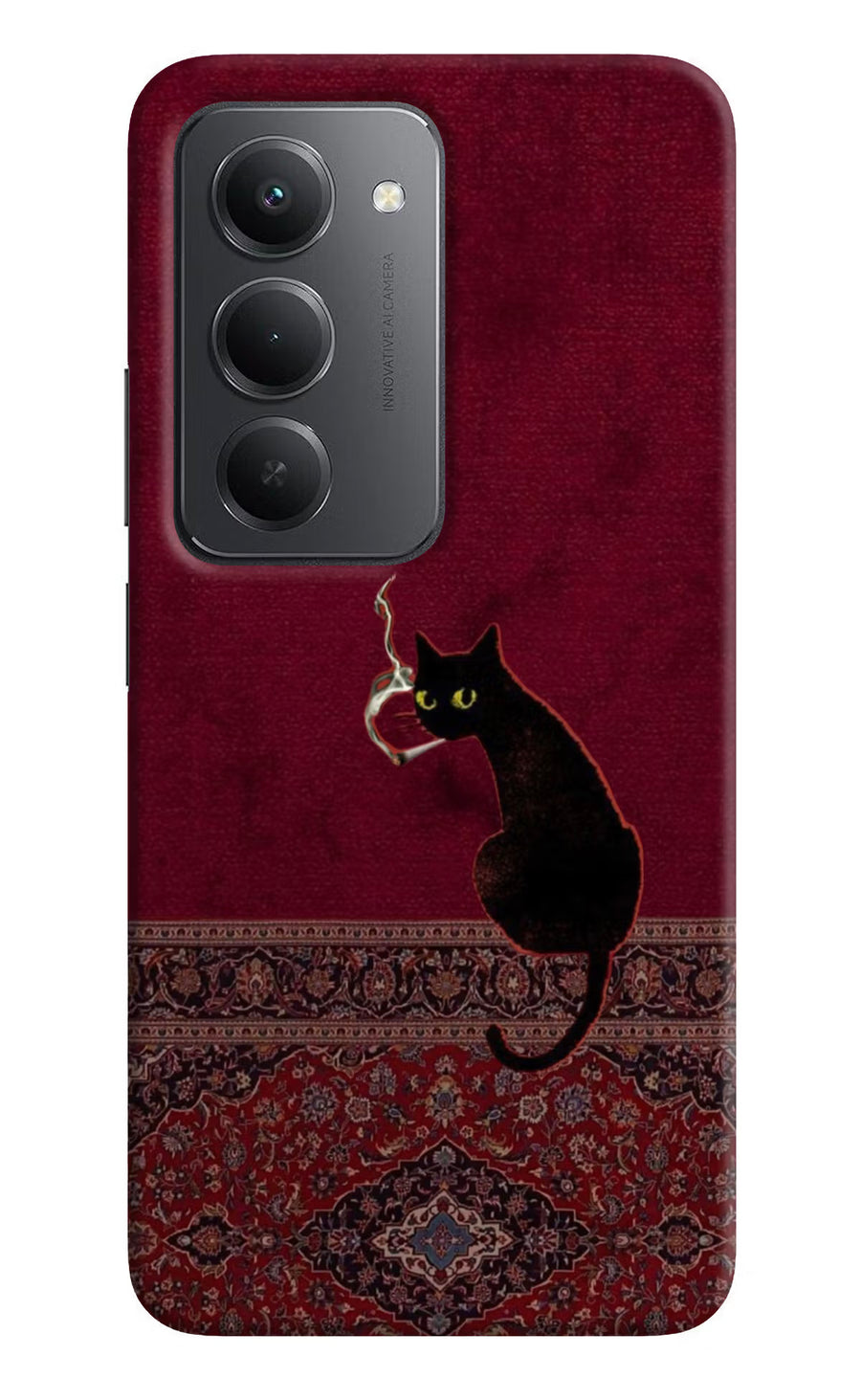 Midnight Cat Redmi 15 5G Back Cover, Hard case