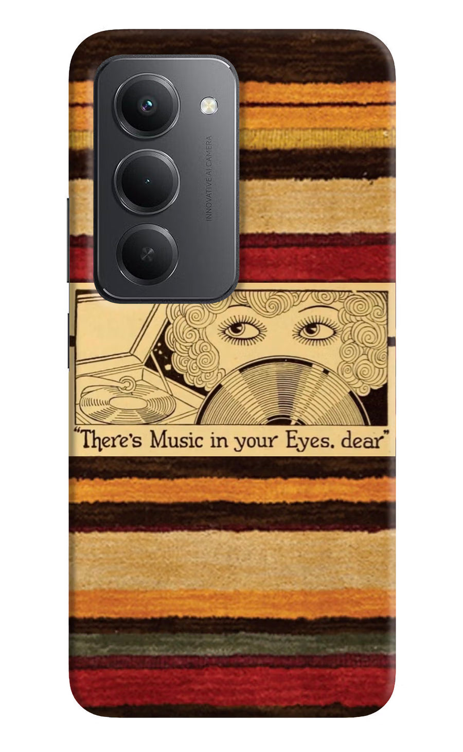 Vinyl Stripes Redmi 15 5G Back Cover, Hard case
