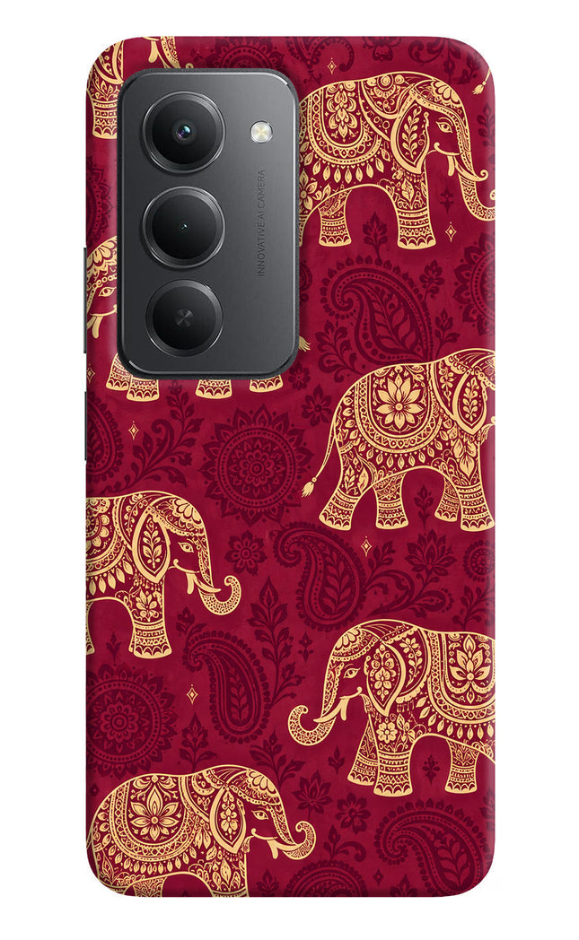 Maroon Elephant Redmi 15 5G Back Cover