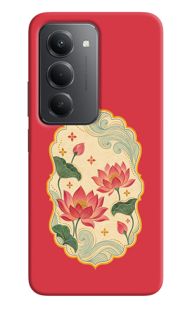 Pink Lotus Redmi 15 5G Back Cover