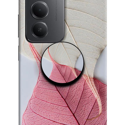 White Pink Leaf Redmi 15 5G Pop Case by Casekaro