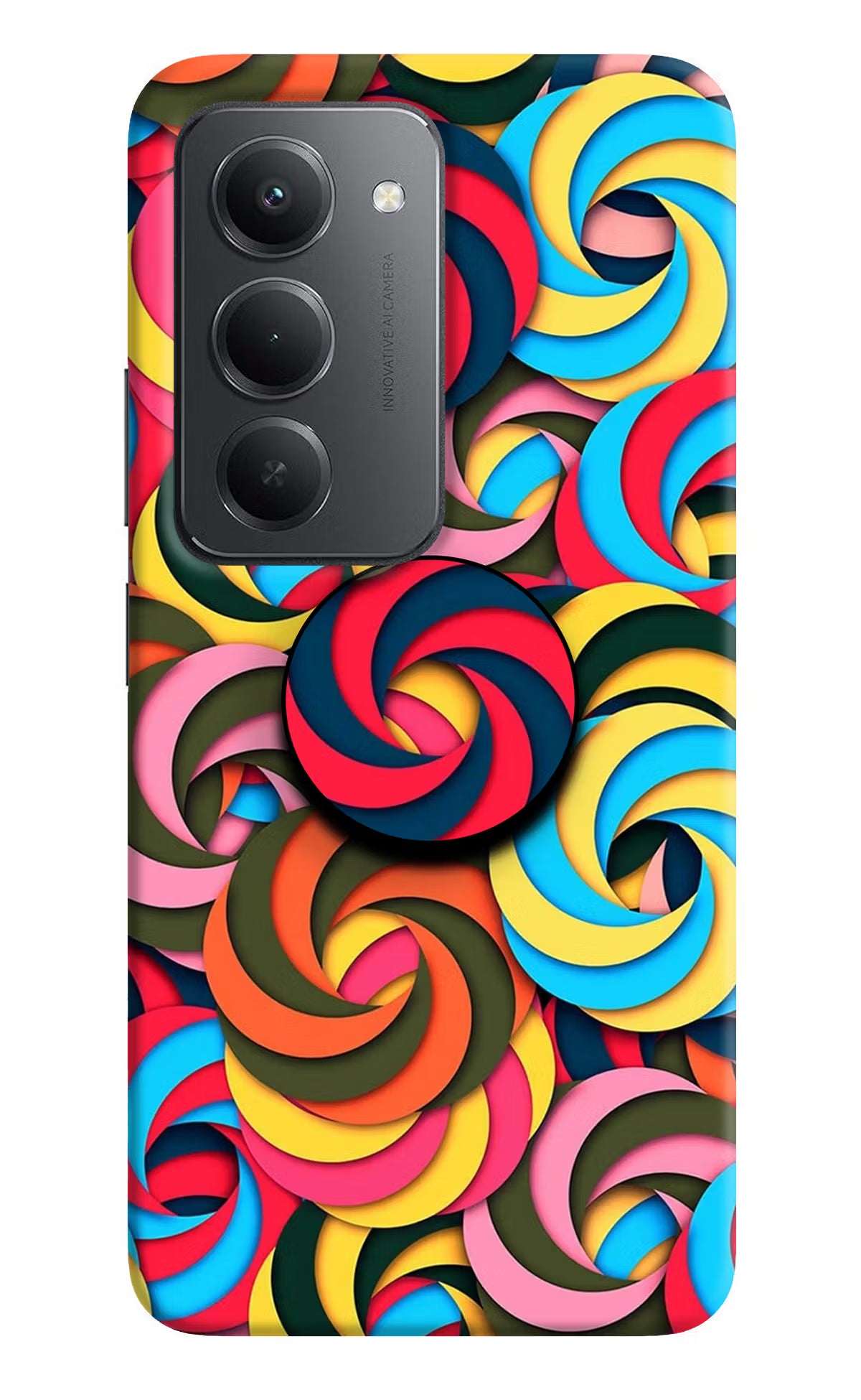 Spiral Pattern Redmi 15 5G Pop Case