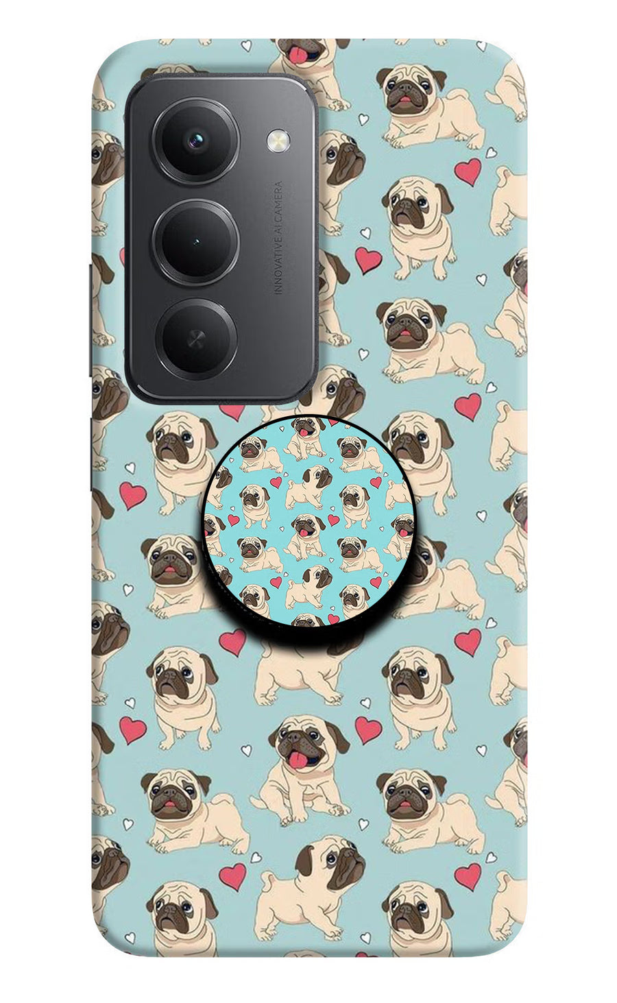 Pug Dog Redmi 15 5G Pop Case, Hard case