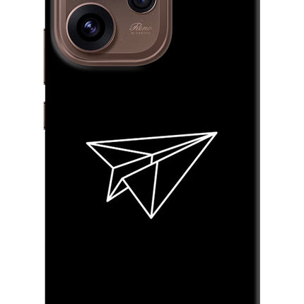 Paper Plane White Oppo Reno15 Pro 5G Hard Case Back Cover by Casekaro
