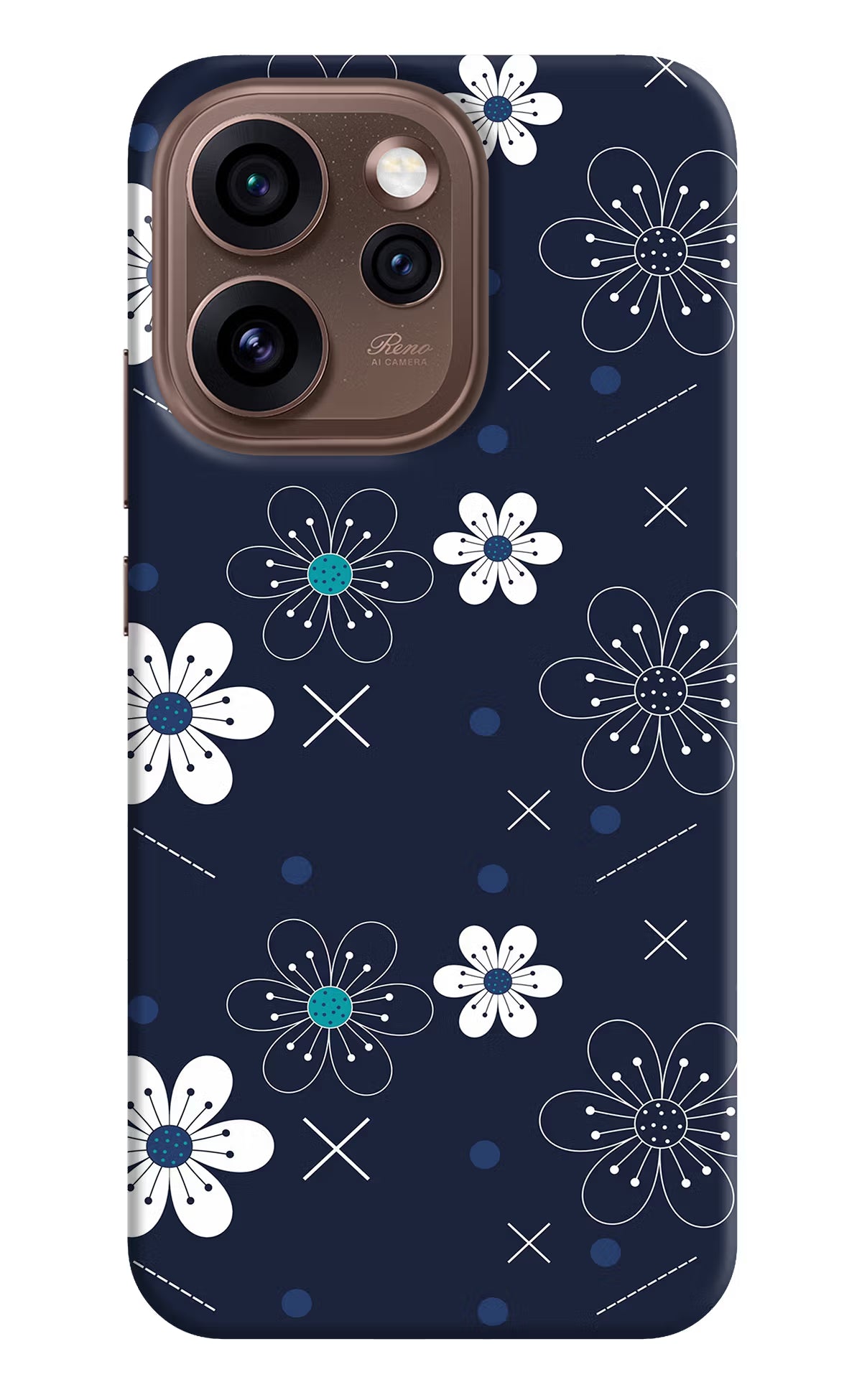 Flowers Oppo Reno15 Pro 5G Back Cover