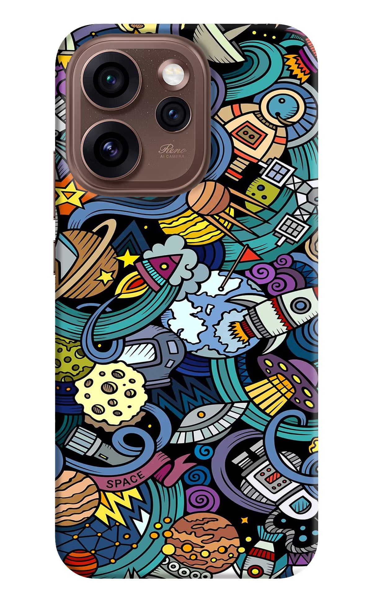 Space Abstract Oppo Reno15 Pro 5G Back Cover