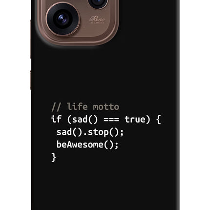 Life Motto Code Oppo Reno15 Pro 5G Hard Case Back Cover by Casekaro