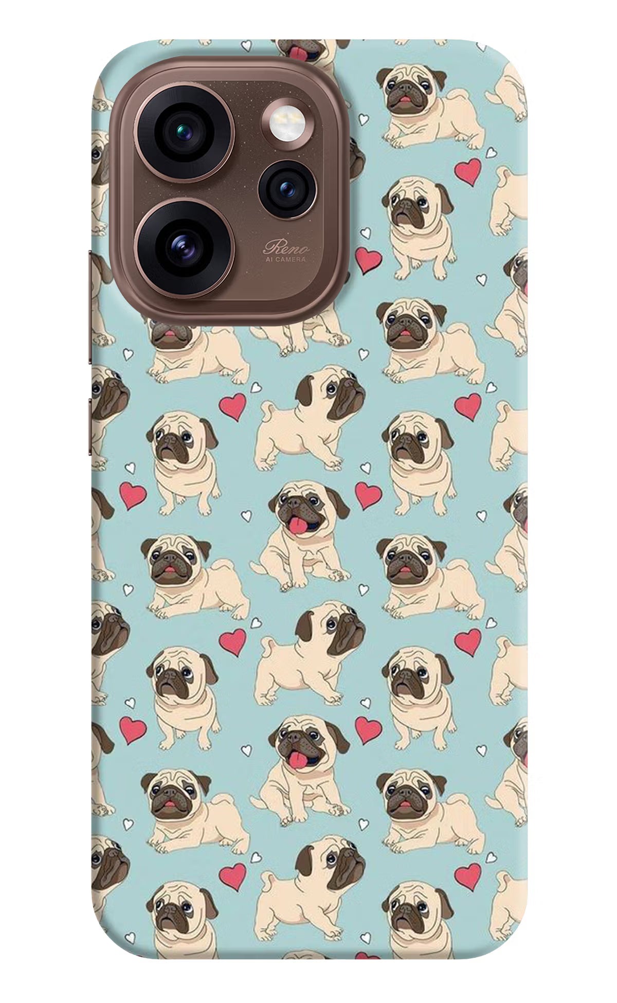 Pug Dog Oppo Reno15 Pro 5G Back Cover