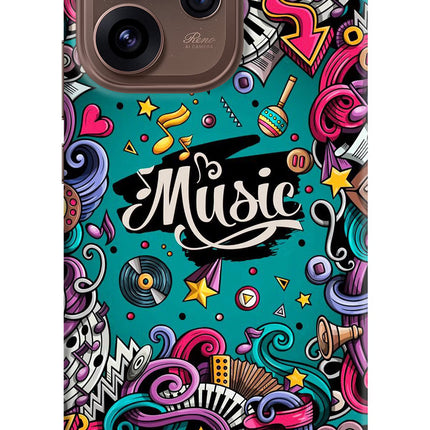 Music Graffiti Oppo Reno15 Pro 5G Hard Case Back Cover by Casekaro