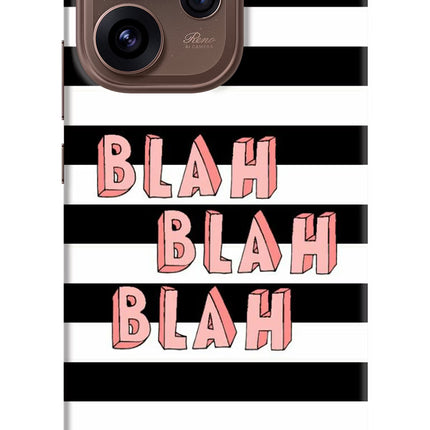 Blah Blah Blah Oppo Reno15 Pro 5G Hard Case Back Cover by Casekaro