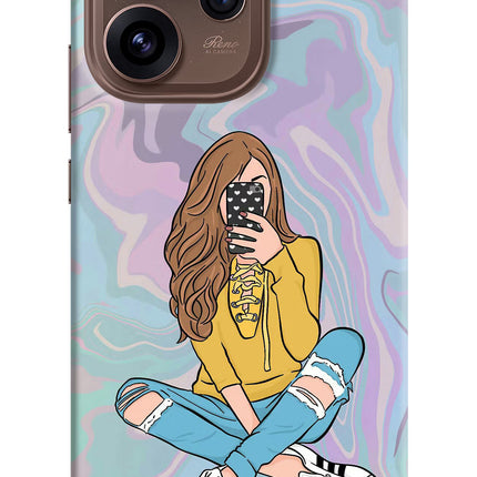 Selfie Girl Oppo Reno15 Pro 5G Hard Case Back Cover by Casekaro