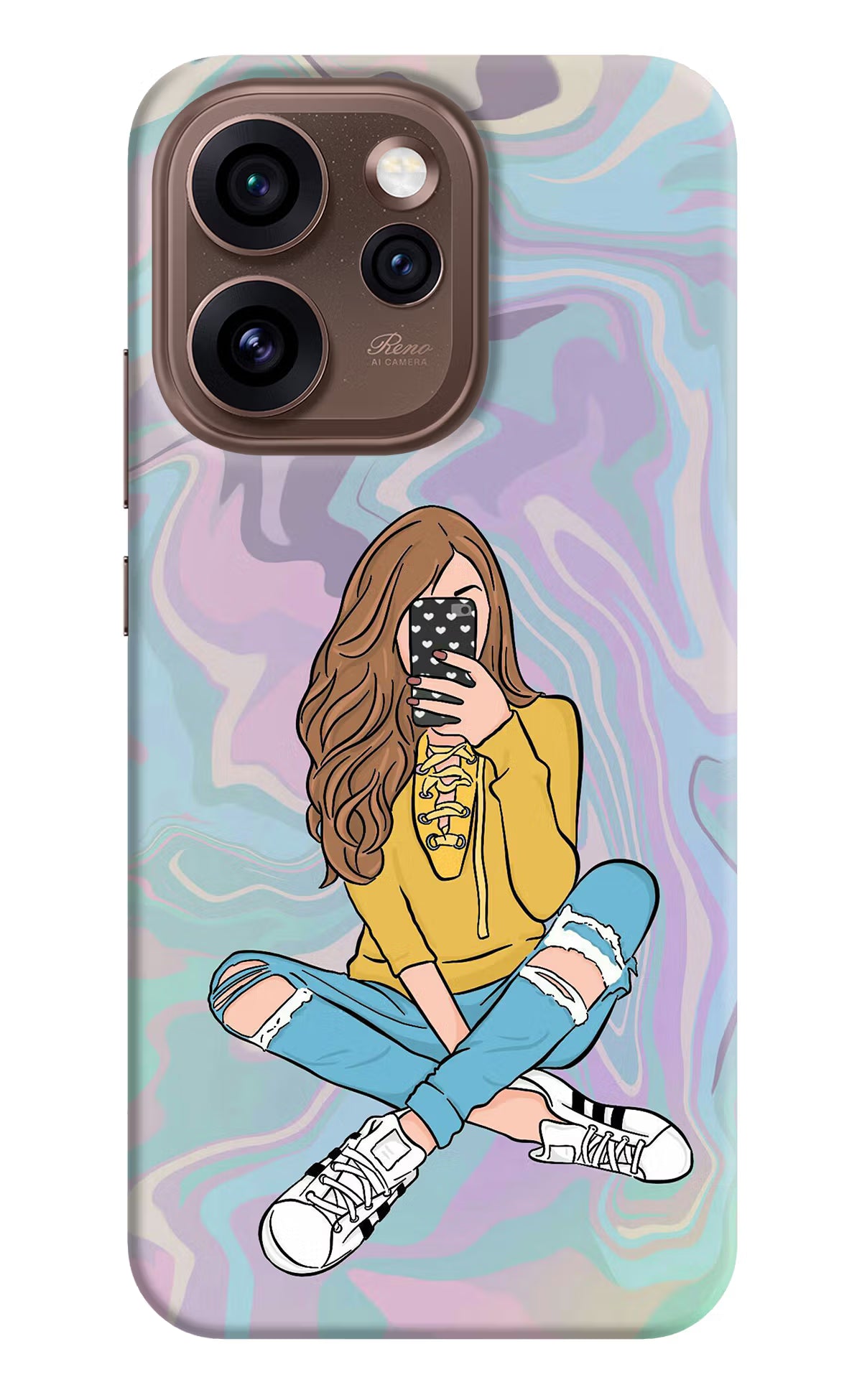Selfie Girl Oppo Reno15 Pro 5G Back Cover