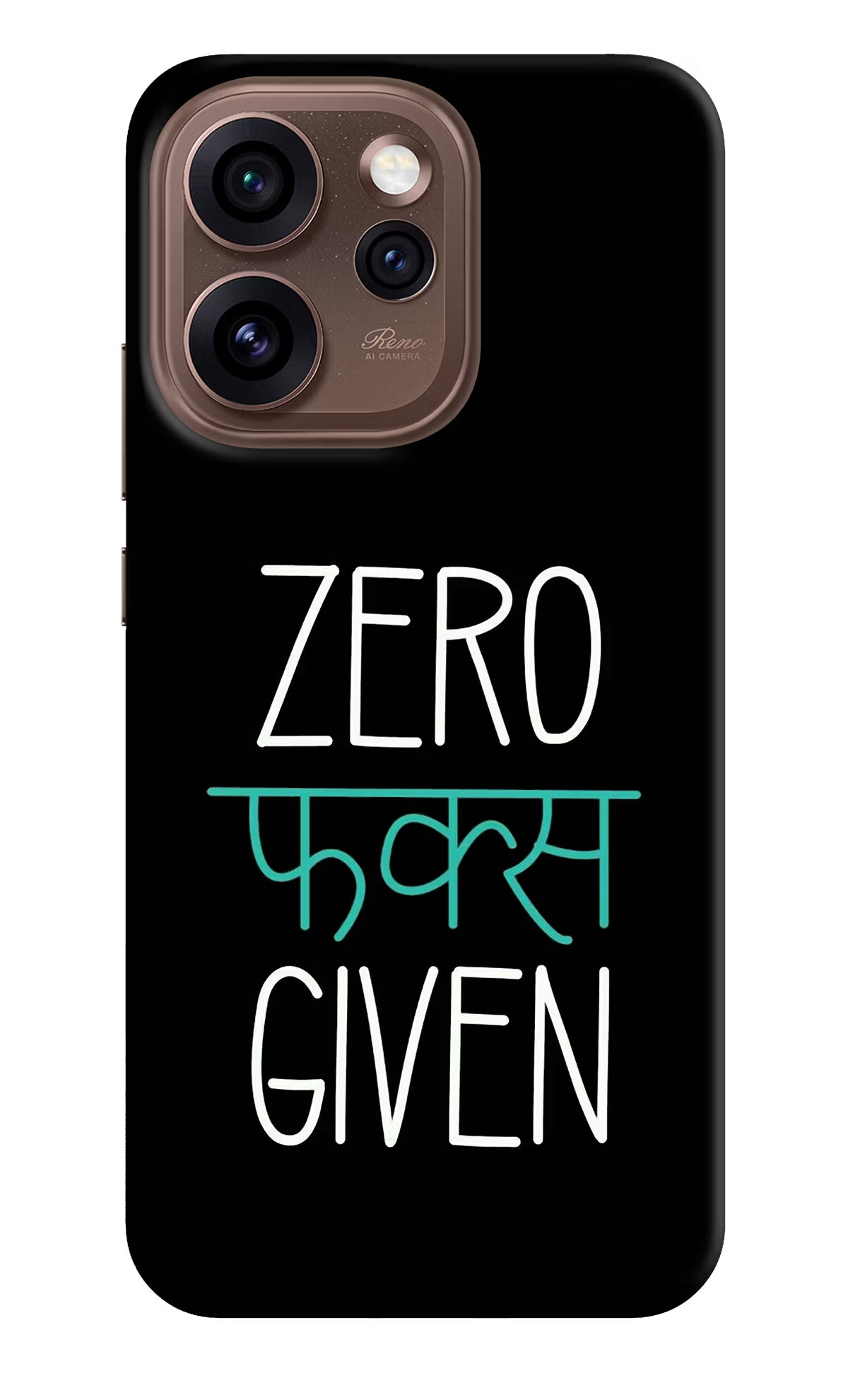Zero Fucks Given Oppo Reno15 Pro 5G Back Cover