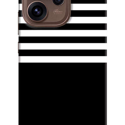 Black and White Print Oppo Reno15 Pro 5G Hard Case Back Cover by Casekaro
