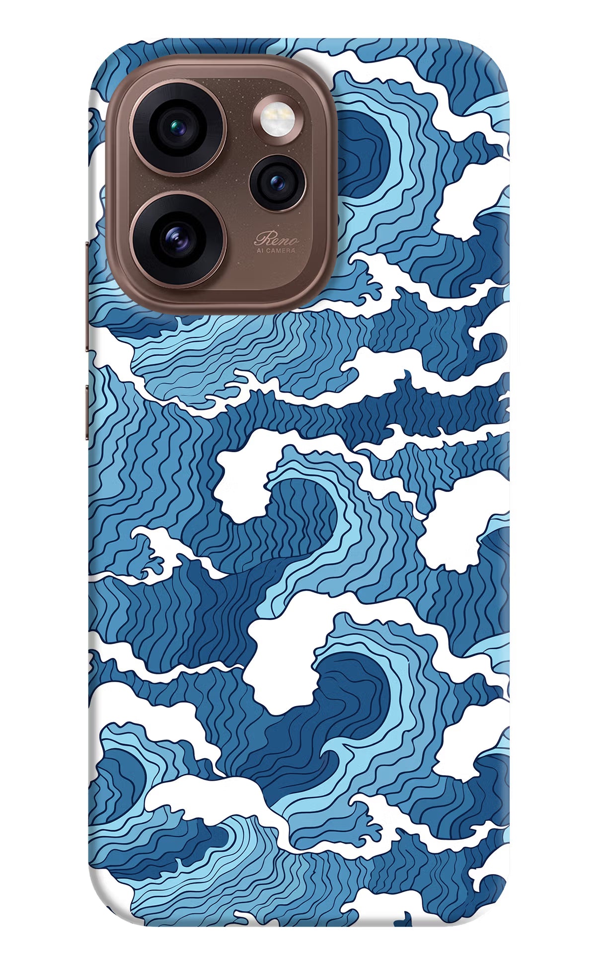 Blue Waves Oppo Reno15 Pro 5G Back Cover
