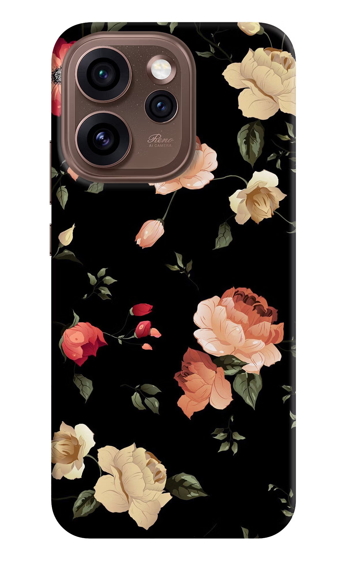 Flowers Oppo Reno15 Pro 5G Back Cover