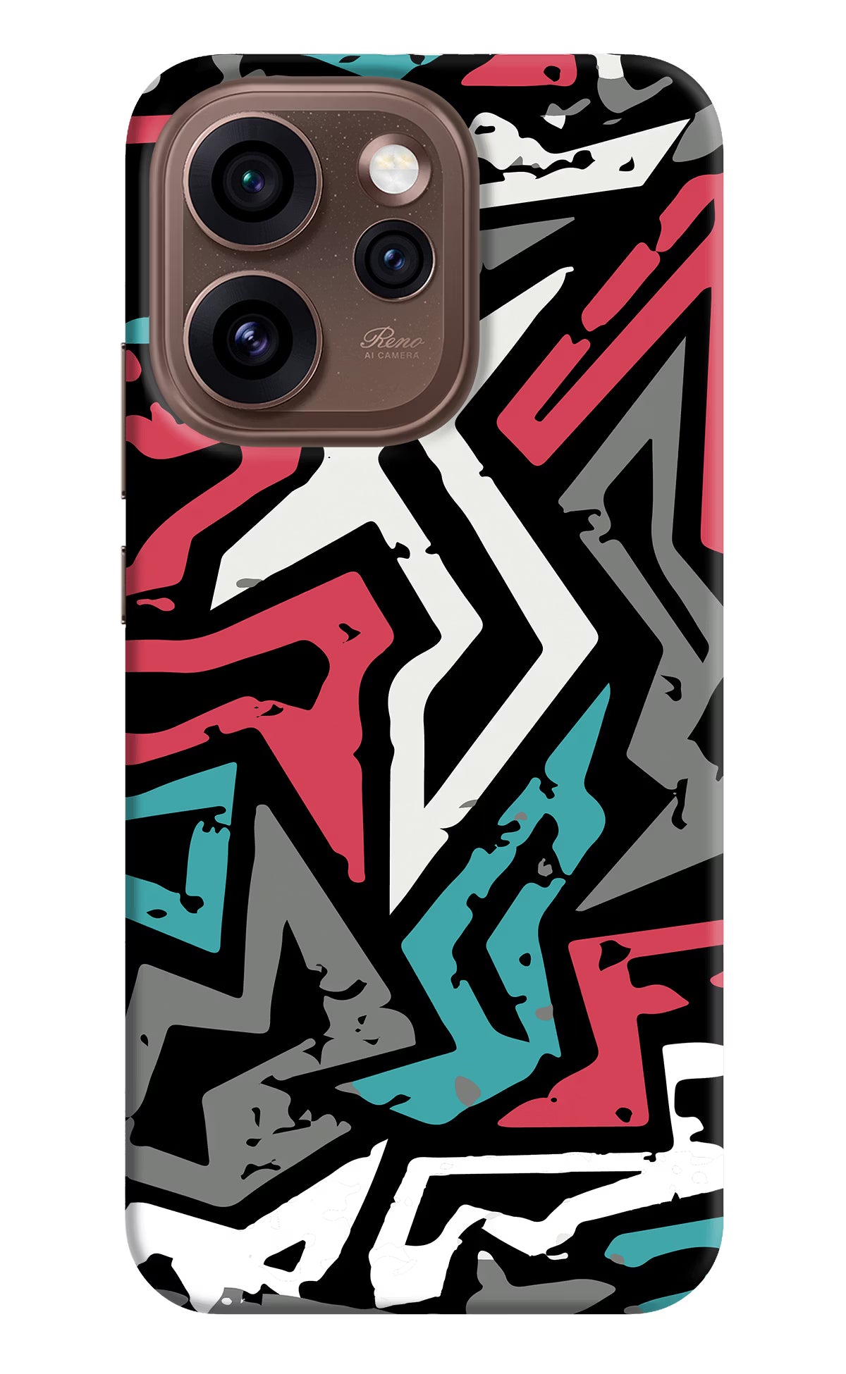 Geometric Graffiti Oppo Reno15 Pro 5G Back Cover