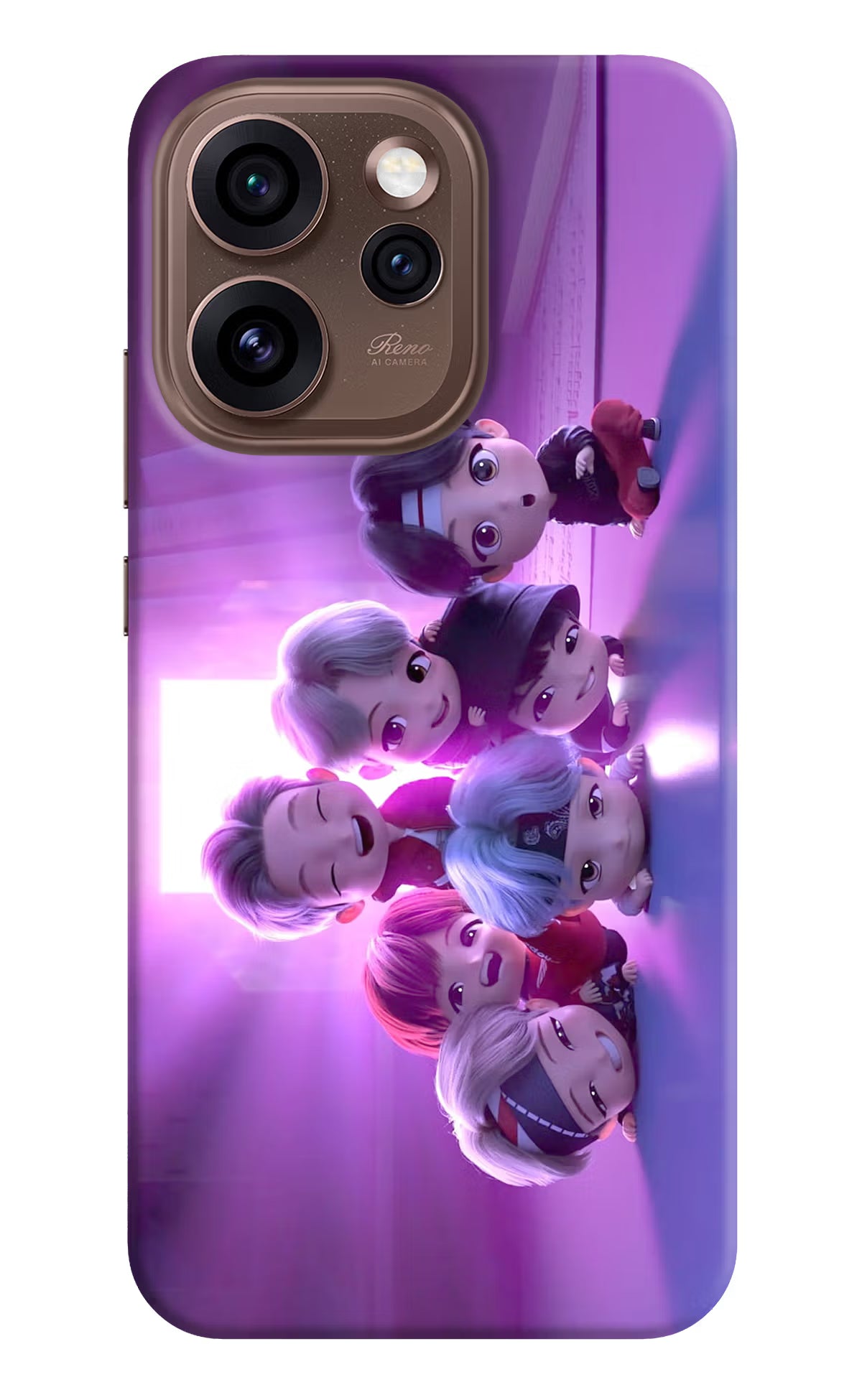BTS Chibi Oppo Reno15 Pro 5G Back Cover