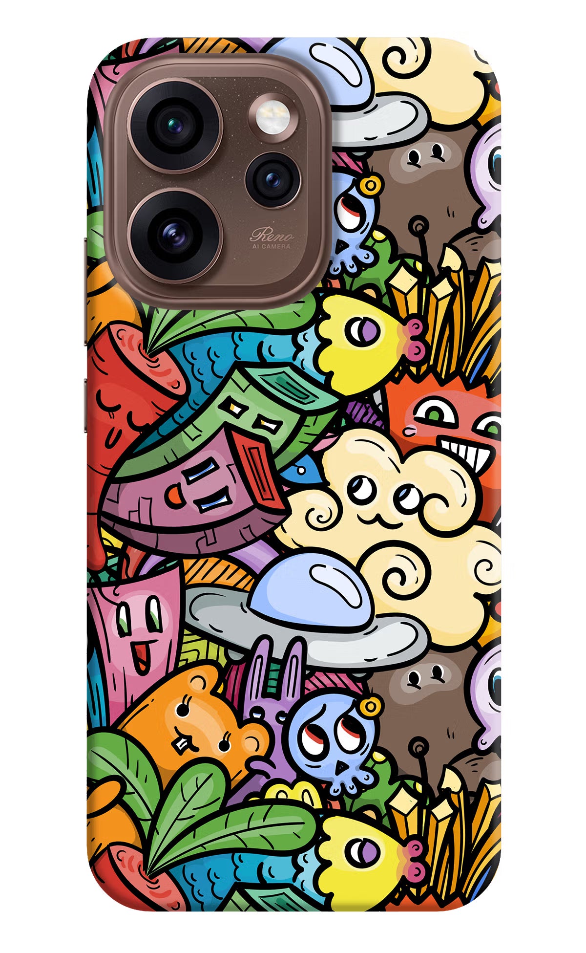 Veggie Doodle Oppo Reno15 Pro 5G Back Cover