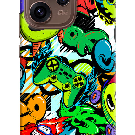Game Doodle Oppo Reno15 Pro 5G Hard Case Back Cover by Casekaro