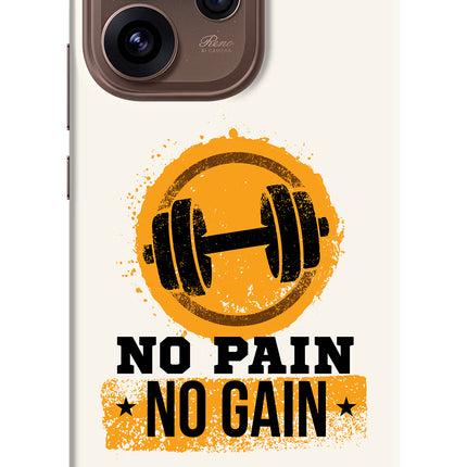 No Pain No Gain Oppo Reno15 Pro 5G Hard Case Back Cover by Casekaro