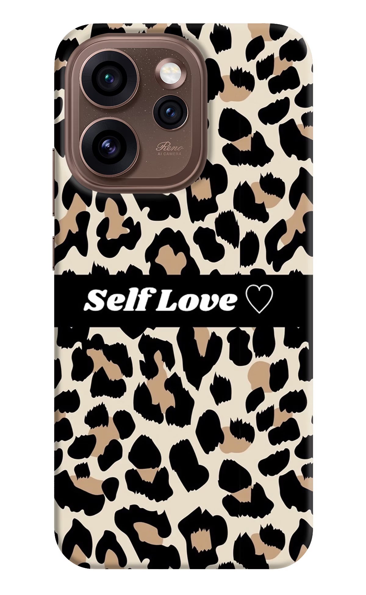 Leopard Print Self Love Oppo Reno15 Pro 5G Back Cover