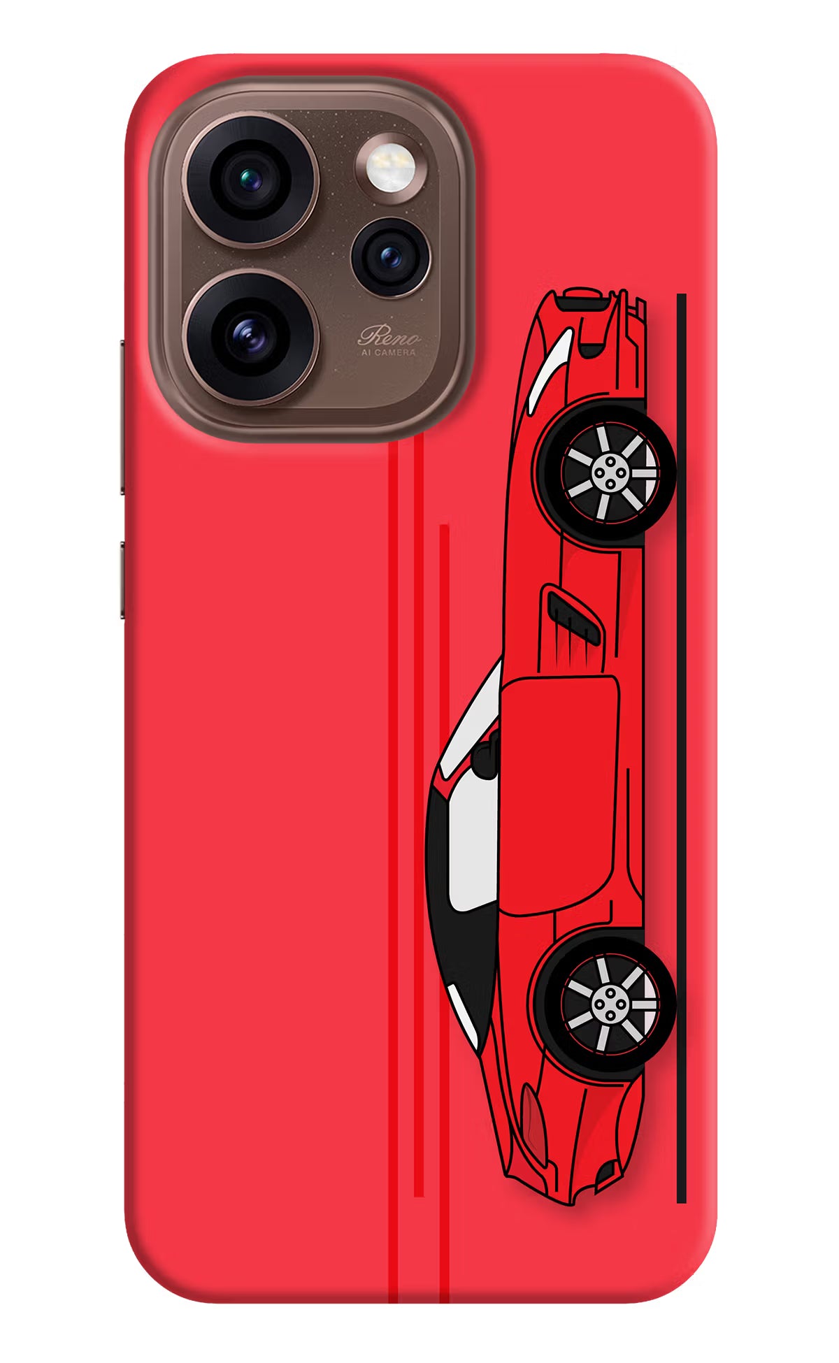 Red Velocity Oppo Reno15 Pro 5G Back Cover