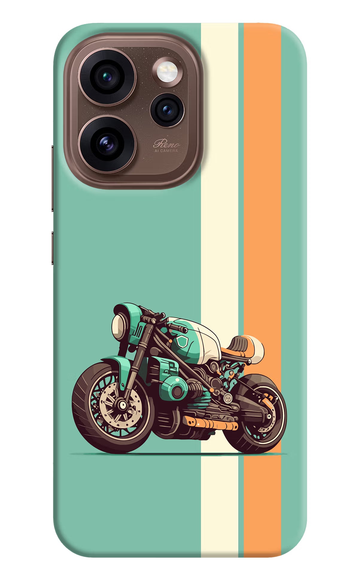 Striped Moto Drift Oppo Reno15 Pro 5G Back Cover