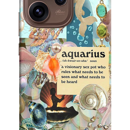 Aquarius Zodiac Oppo Reno15 Pro 5G Hard Case Back Cover by Casekaro