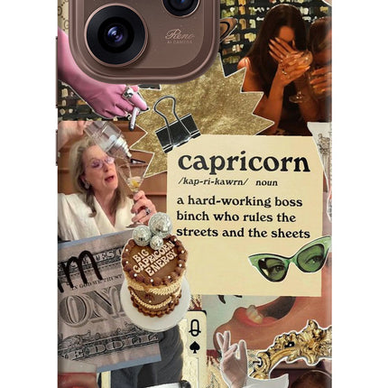 Capricorn Zodiac Oppo Reno15 Pro 5G Hard Case Back Cover by Casekaro
