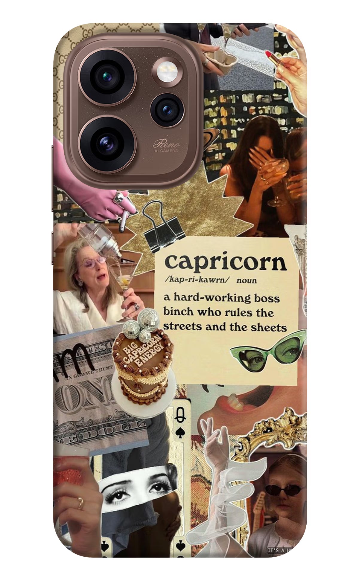 Capricorn Zodiac Oppo Reno15 Pro 5G Back Cover