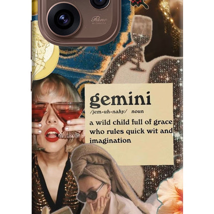 Gemini Zodiac Oppo Reno15 Pro 5G Hard Case Back Cover by Casekaro