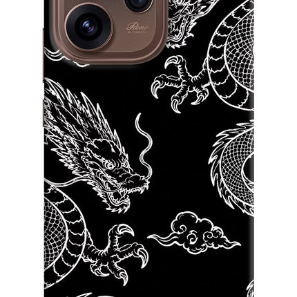 Twin Dragons Oppo Reno15 Pro 5G Hard Case Back Cover by Casekaro